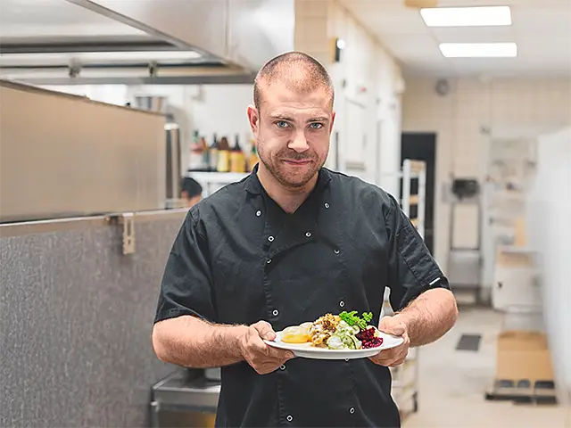 Kocken på Restaurang Varberg Nord